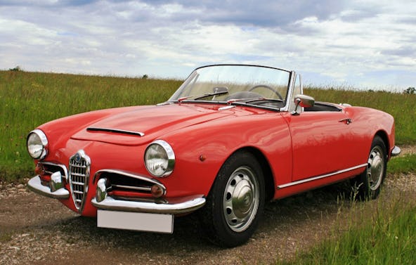 Oldtimer fahren für 2 München (Alfa Romeo Giulia Spider 1.6)