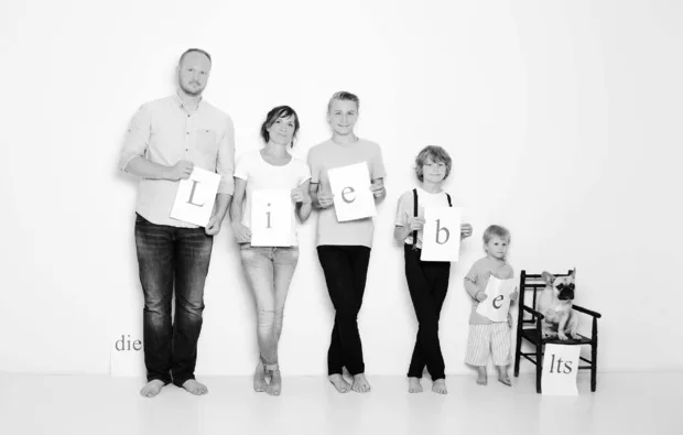 Familien Fotoshooting Berlin für 7 - 9