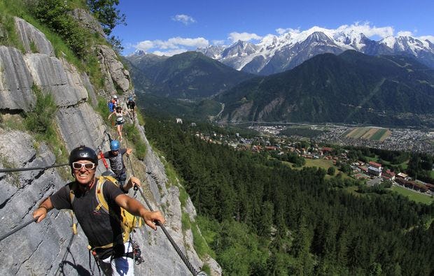 Klettersteig Chamonix-Mont-Blanc
