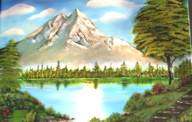 Bob Ross ® Malkurs Worms - 2