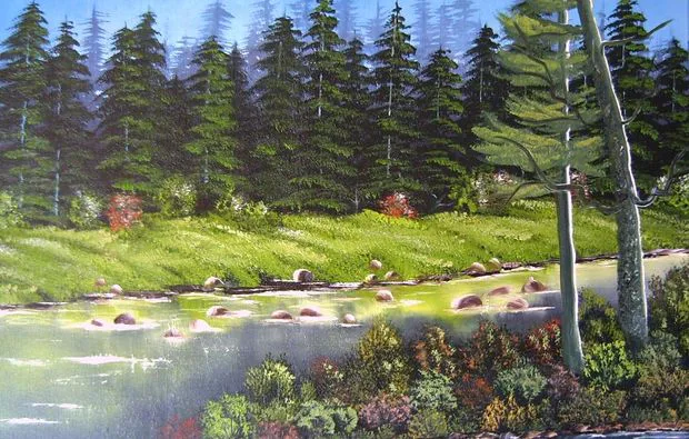 Bob Ross ® Malkurs Worms - 3