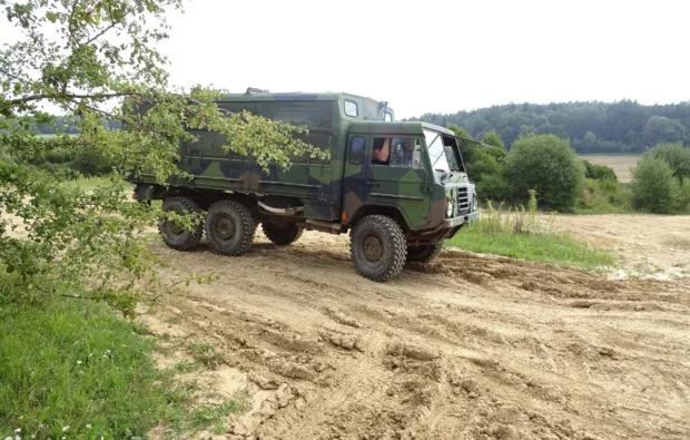 Volvo Lappländer 6x6 offroad fahren Großmehring - 4