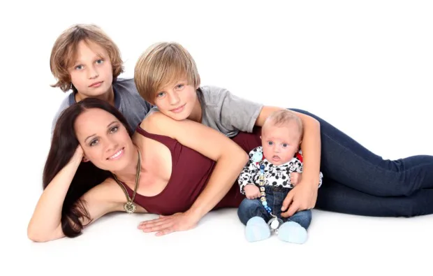 Familien Fotoshooting Leipzig für 7 - 1