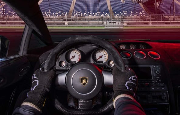 Renntaxi Lamborghini Gallardo 4 Runden Spreewaldring