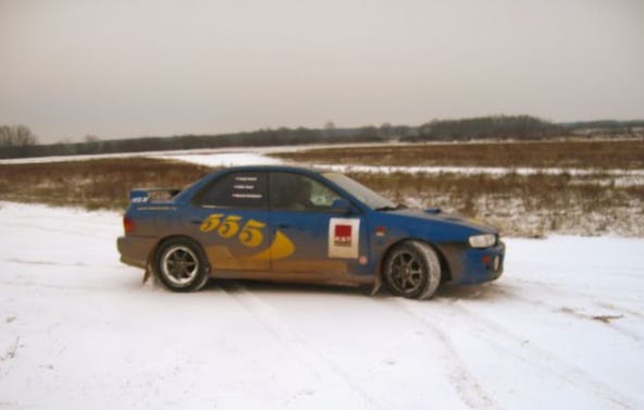 Rallye fahren in der Nähe von Sopron (Subaru Impreza STI - 10 Rdn)