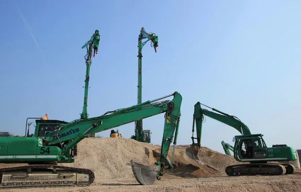 Bagger Fahren in Hamburg - 2