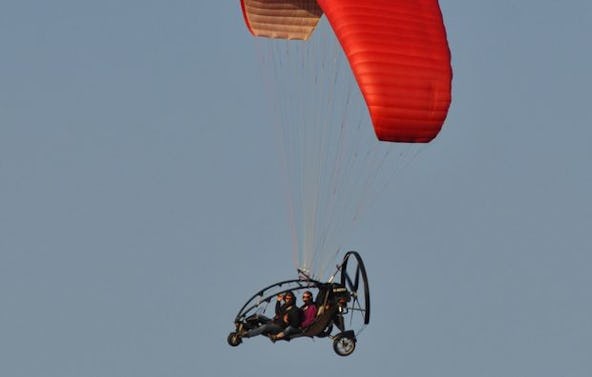 Motorgleitschirm-Rundflug Hörsten (45 Min.)