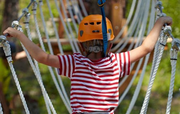 Kletterparcours im Waldseilgarten Innerkrems