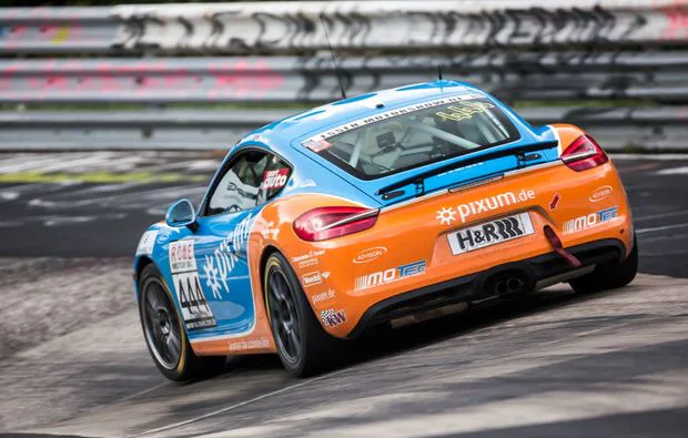 Porsche Cayman 981 Renntaxi Nürburgring (VLN Training)