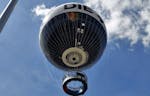 Aufstieg im Weltballon über Berlin