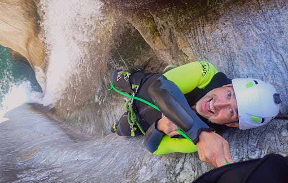 Canyoning Corippo im Tessin