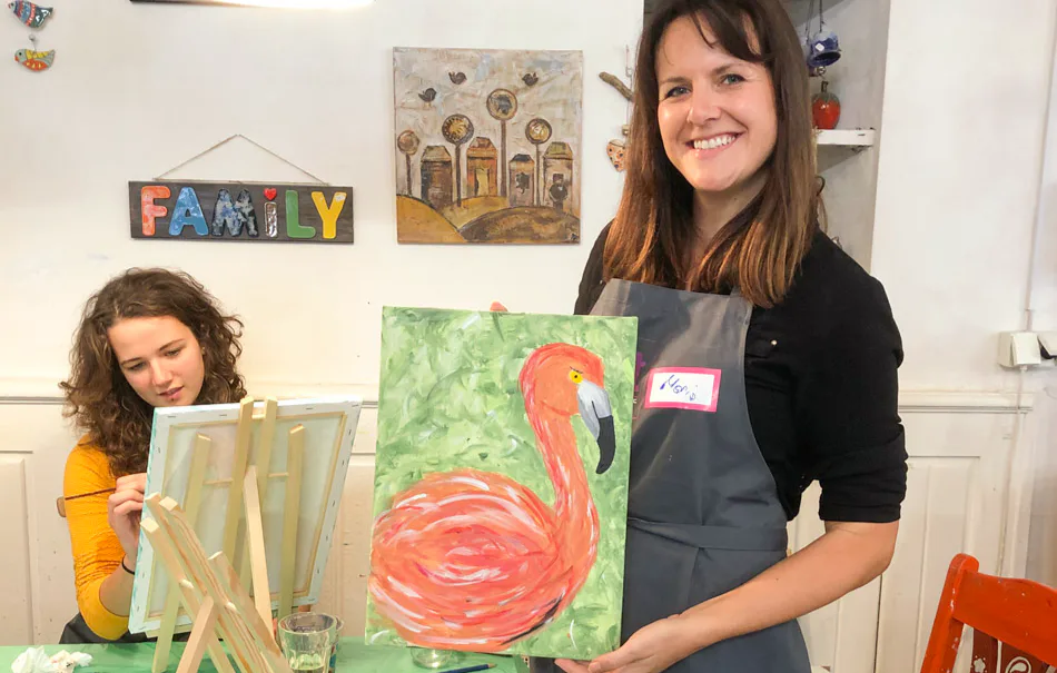 Malworkshop im Atelier Wien - 2