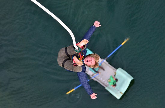 Bungee springen am Stockhorn