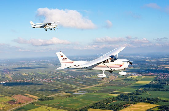 Familien-Rundflug über Hamburg für 3 (60 Min.)