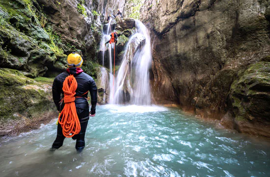 Kurzurlaub mit Canyoning-Tour in Oberbayern für 2 - 4