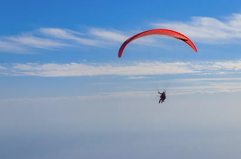 Gleitschirm Thermikflug Kössen
