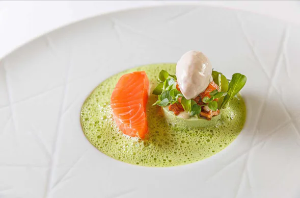 7-Gänge-Menü im Sterne-Restaurant Hamburg