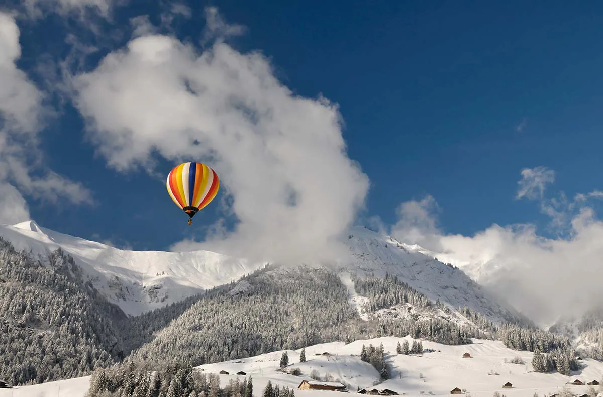 Ballonfahrt Winterzauber Oy Mittelberg - 1