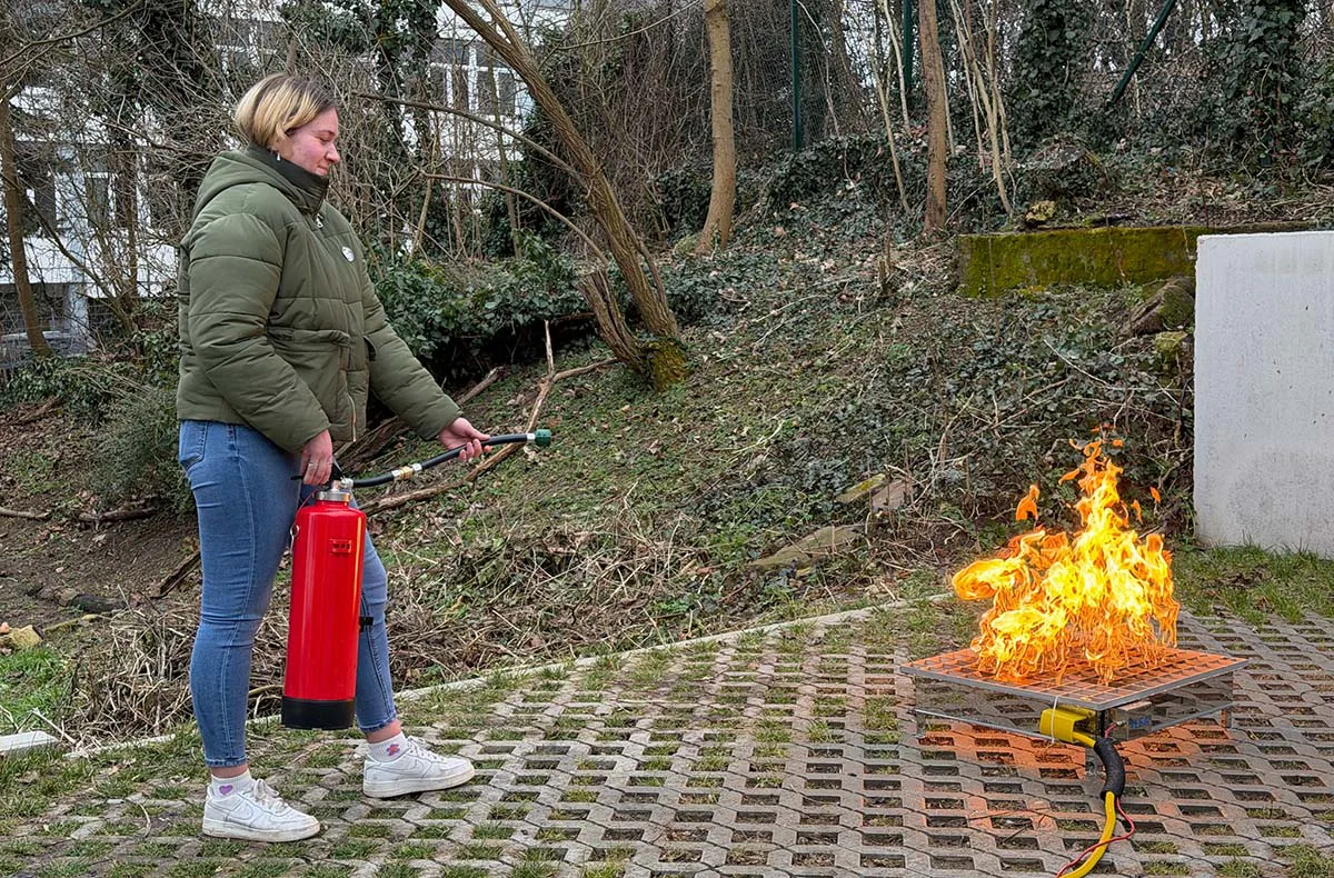 Brandschutztraining mit VR Mainz - 1