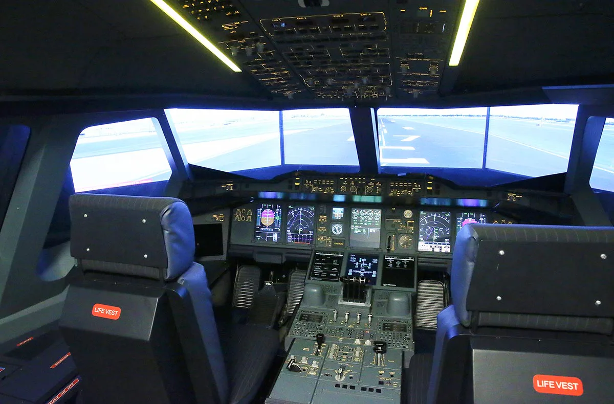 Flugsimulator Gensingen (A380 - Economy) - 3