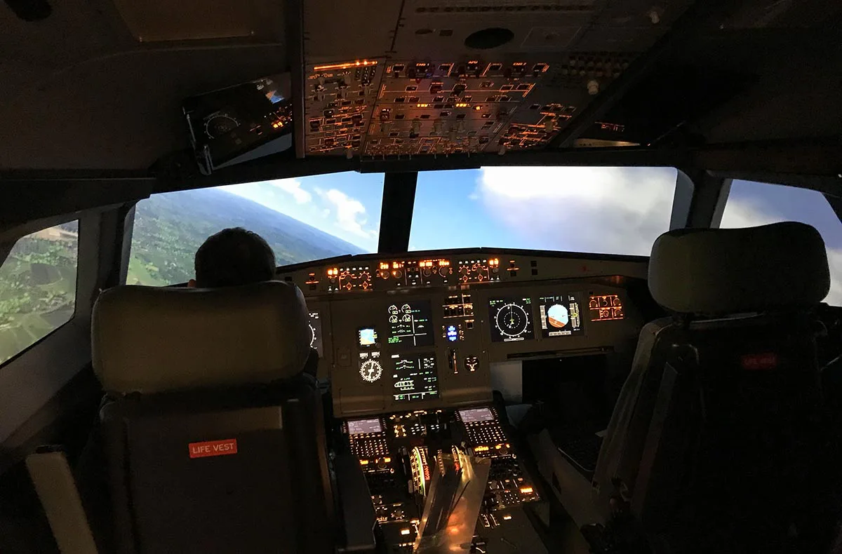 Flugsimulator Gensingen (A380 - Economy) - 4
