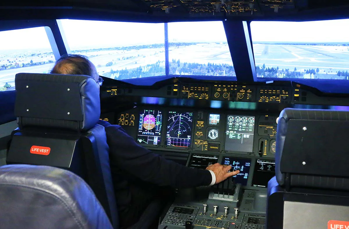 Flugsimulator Gensingen (A380 - Economy) - 7