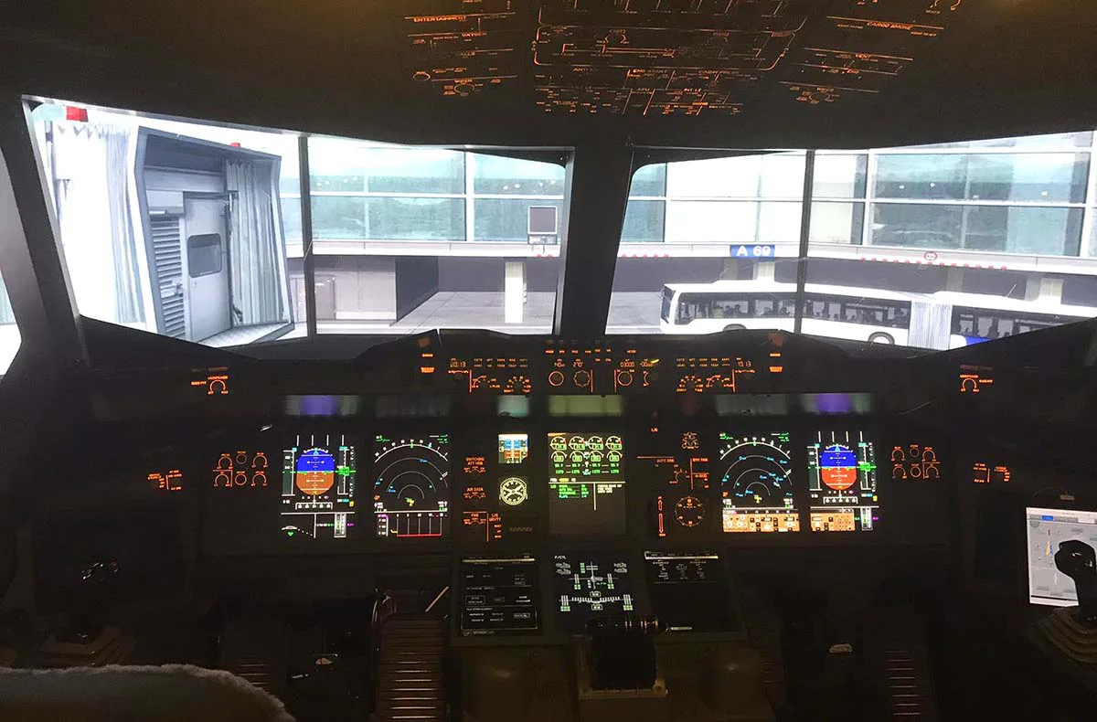 Flugsimulator Gensingen (A380 - Economy) - 8