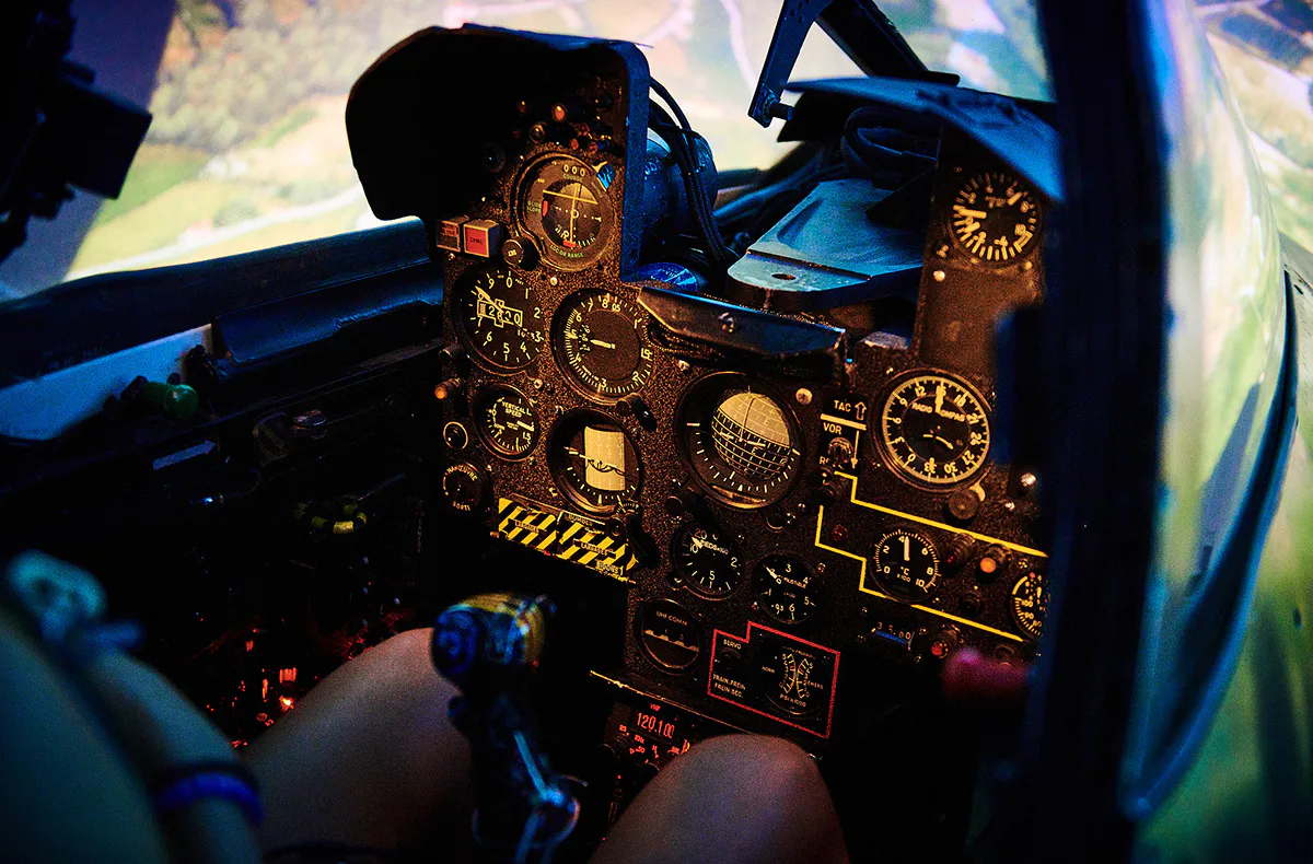 Flugsimulator Mirage 5F 60 Minuten München - 4