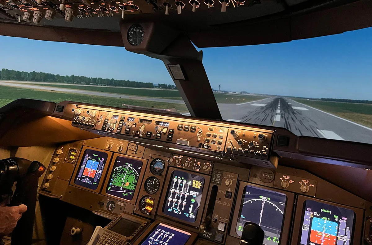 Flugsimulator Bornheim (Boeing 747 - Economy kurz) - 2