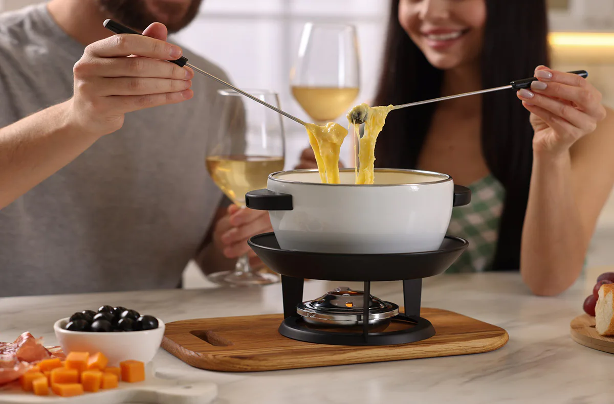 Fondue in der stehenden Skigondel Furth bei Landshut für 2 - 4