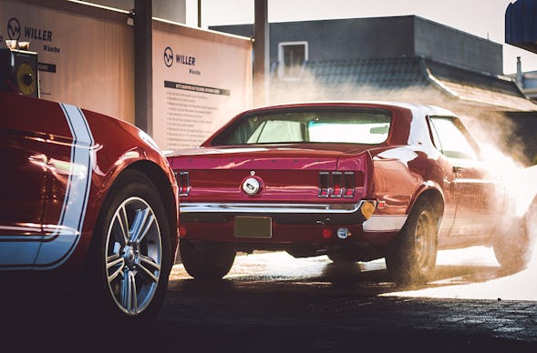 Ford Mustang Oldtimer Tagestour Wismar
