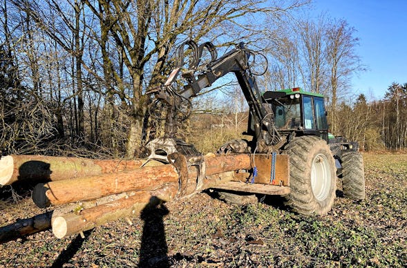 Forst Traktor fahren Kulmbach