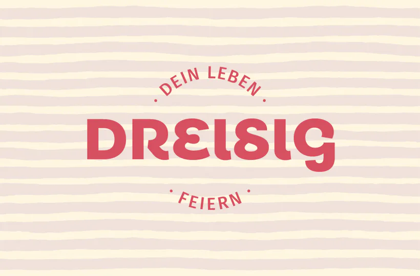 Flexibles Geschenk 30. Geburtstag (Dein Leben)