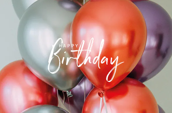 Flexibles Geschenk Happy Birthday