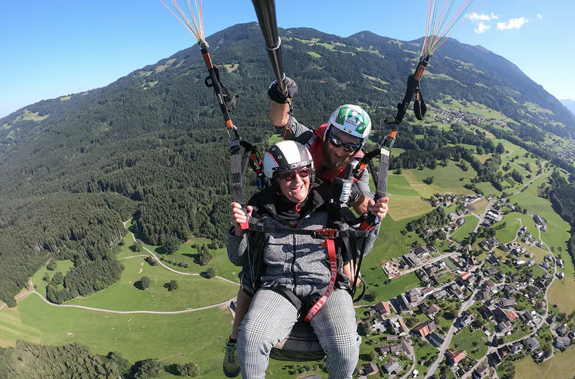 Gleitschirm Tandemflug Tschagguns