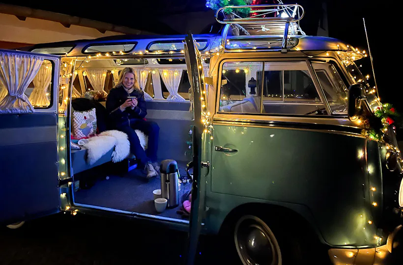 Glühwein-Fahrt VW Bulli Tecklenburg