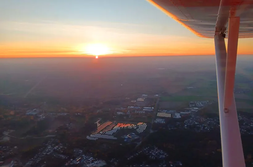 Historischer Rundflug über Militär- & Flugplätze Trebbin