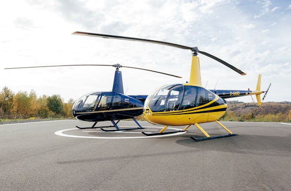 Hubschrauber Rundflug Würselen (10 Min.)