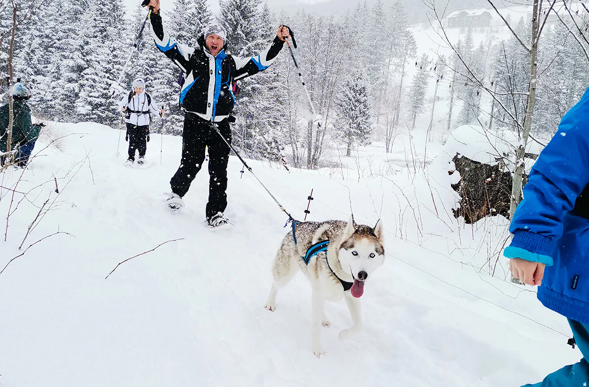 Husky Schneeschuhtrekking Postalm für 2 - 6