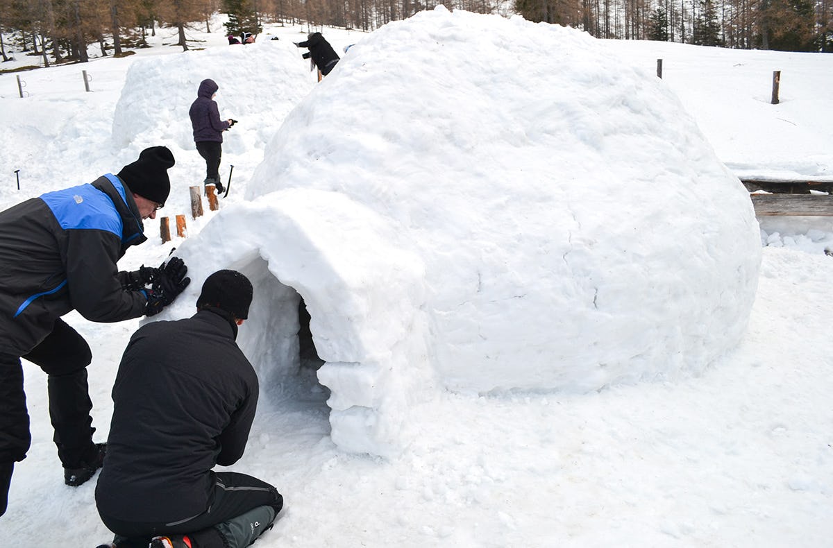 Iglu-Workshop Tauplitz