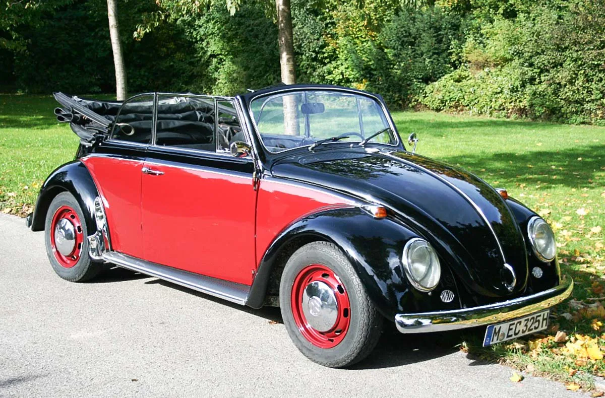 VW Käfer Cabrio fahren München - 1