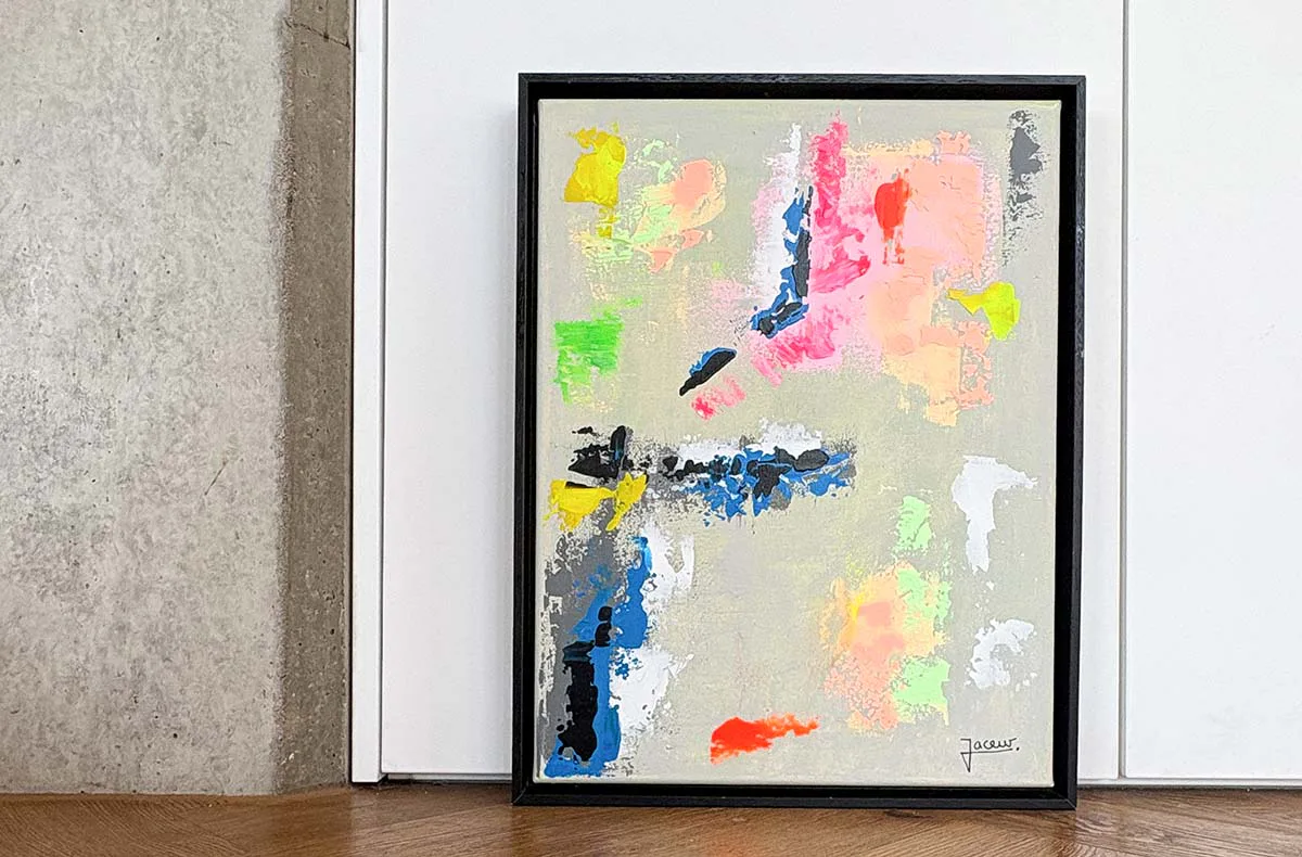 Kunstworkshop - Spachteltechnik mit Acrylfarbe - 5