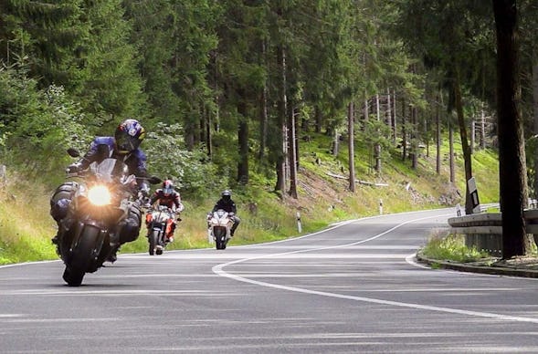 Motorradtraining Kurvenfahrt Koblenz