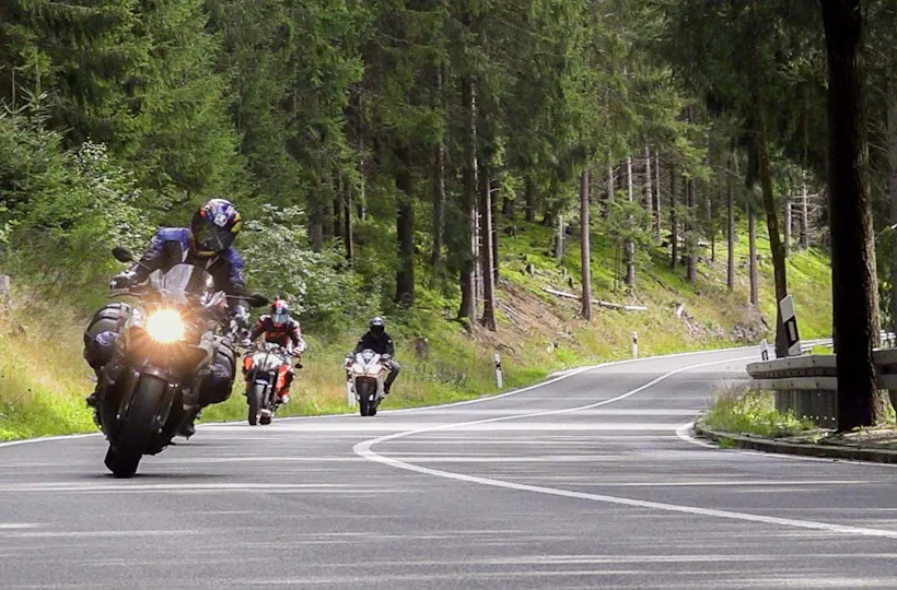 Motorradtraining Kurvenfahrt Erfurt
