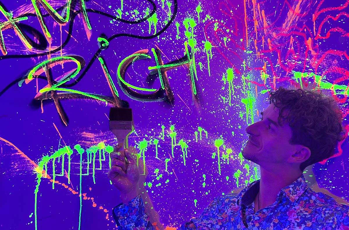 Action Neon Painting München - 3