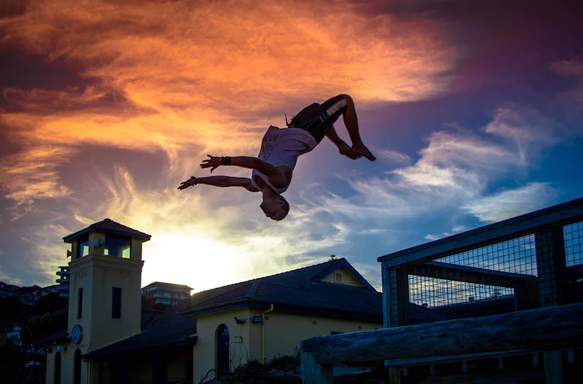 Parkour und Stuntreiten Training Herrnhut
