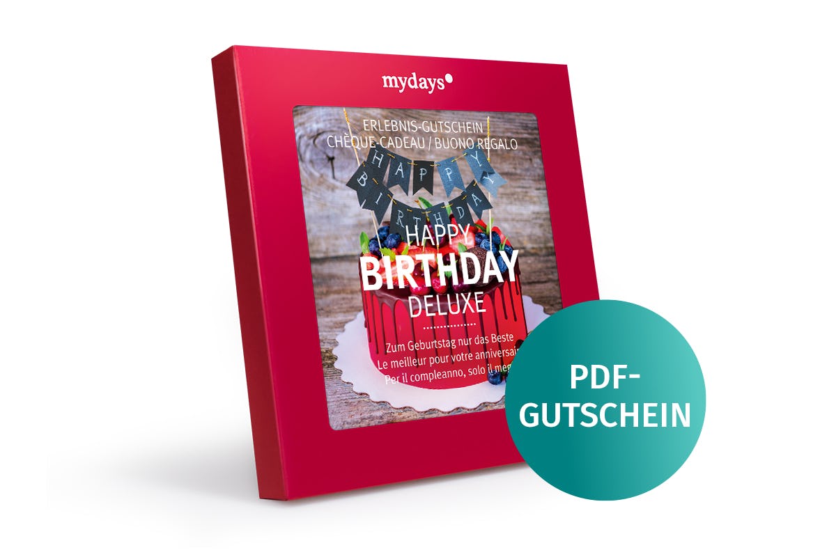 Happy Birthday - Wertgutschein als PDF