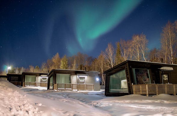Polarlichterfahrt am See in Inari für 2 (5 Nächte)