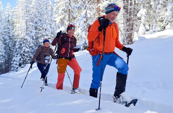 Schneeschuhwanderung Zugspitzblick Ehrwald