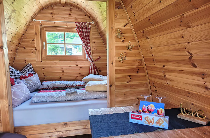 Übernachtung im Holz POD Neuhaus für 2 (1 Nacht)